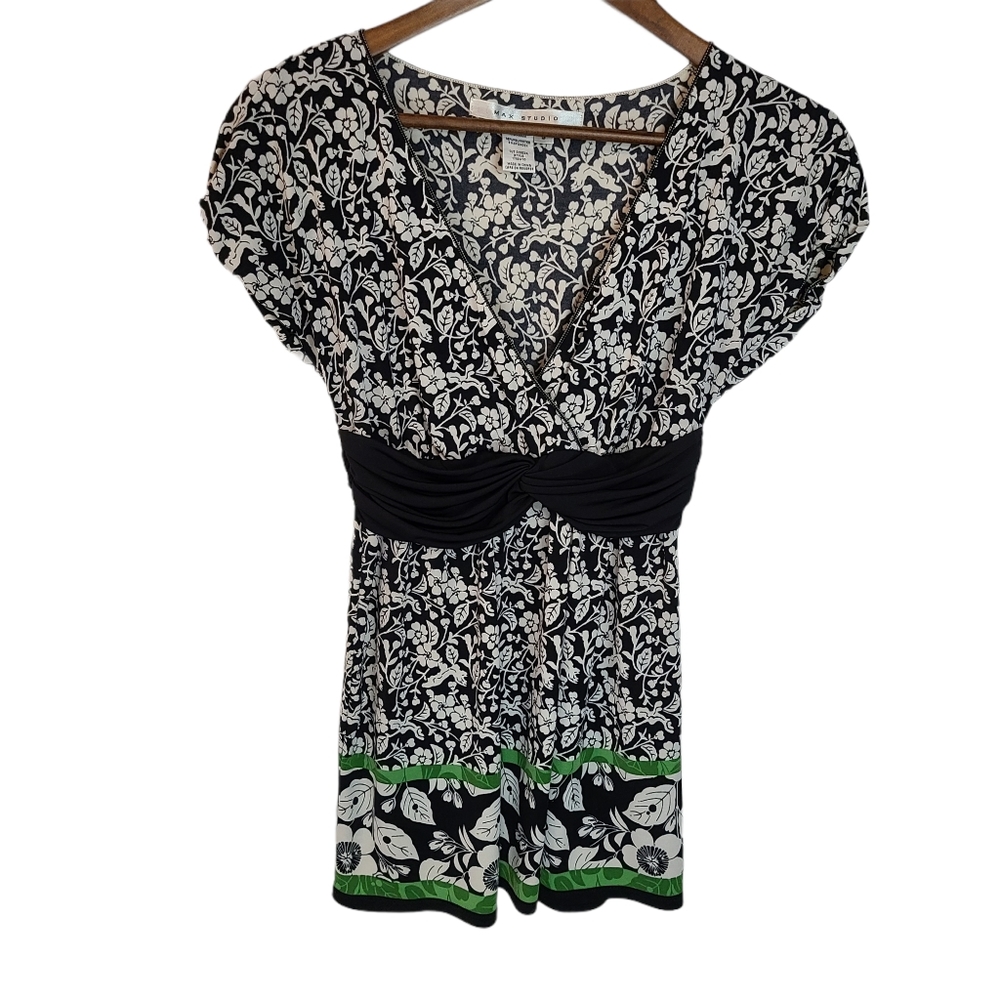 Max Studio Floral Blouse Small